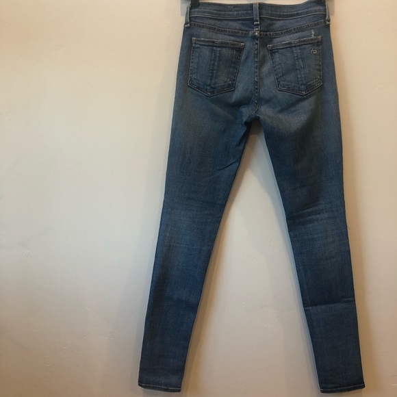 Rag & Bone Destroyed Skinny Stretch Jean - Picture 2 of 7